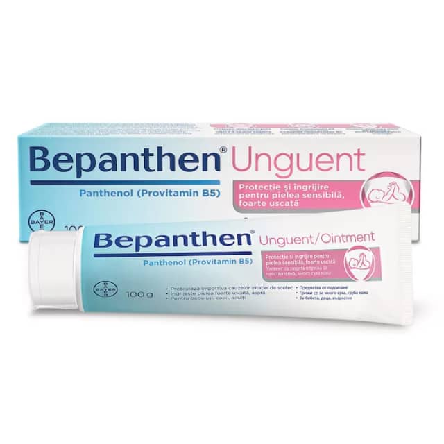 Unguent impotriva iritatiilor de scutec Bayer Bepanthen, 5%, 100gr