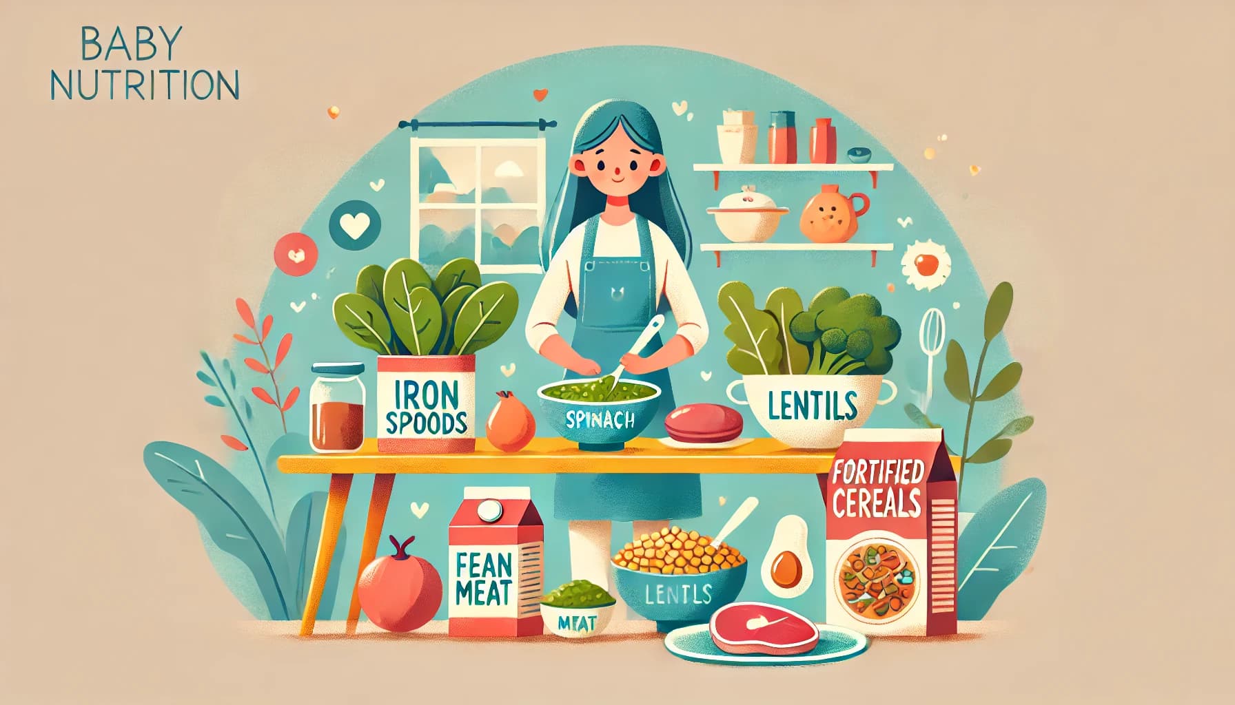 Nivelul de fier la bebeluși: semne ale carenței și ce alimente ajută