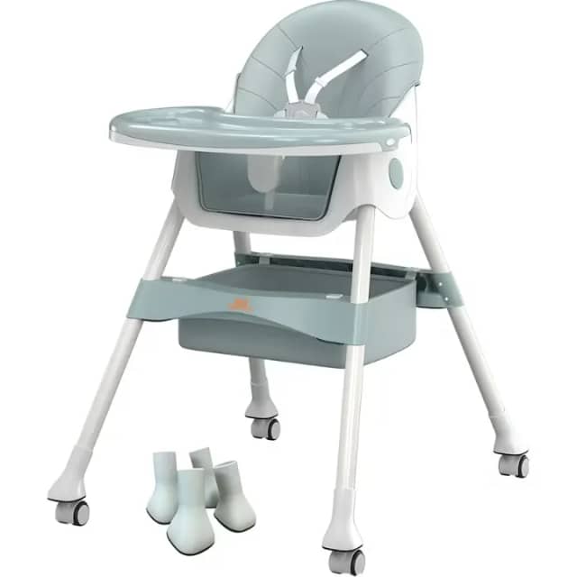 Scaun de masă pentru diversificare (cu centură în 5 puncte)